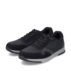 Rieker Herresneaker Lav Asfalt Sort