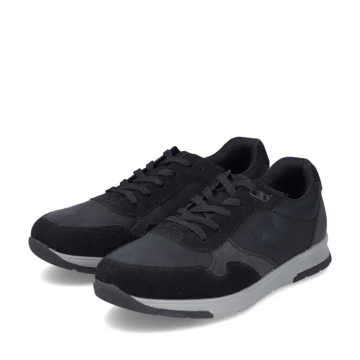 Rieker Herresneaker Lav Asfalt Sort