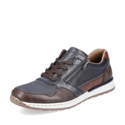 Rieker Herresneaker Lav Bla Gra