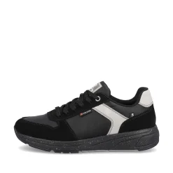 Rieker Herresneaker Lav Kulsort Solvgra