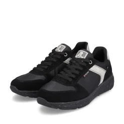 Rieker Herresneaker Lav Kulsort Solvgra