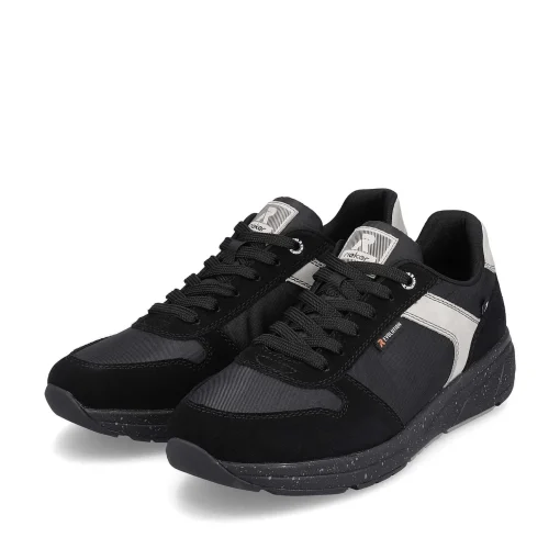 Rieker Herresneaker Lav Kulsort Solvgra