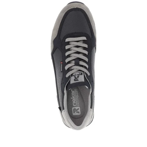 Rieker Herresneaker Lav Morkebla Grafitgra