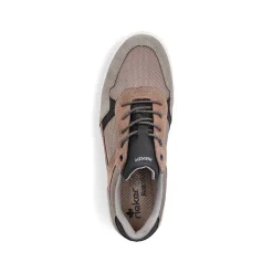 Rieker Herresneaker Lav Platin Gra-Noddebrun