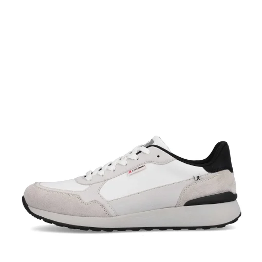 Rieker Herresneaker Lav Perlehvid Gra