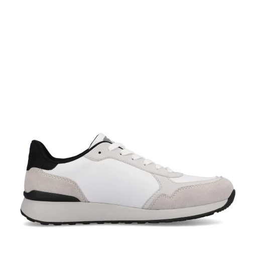 Rieker Herresneaker Lav Perlehvid Gra