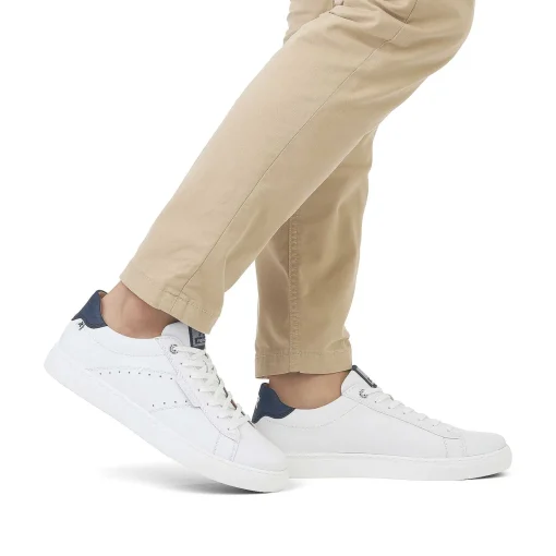 Rieker Herresneaker Lav Perlehvid