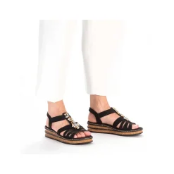 Rieker Kile-Sandaler Til Kvinder Midnatsort