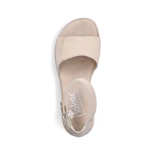 Rieker Kilesandaler Til Kvinder Lys Beige