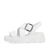 Rieker Kilesandaler Til Kvinder Antique White