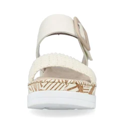 Rieker Kilesandaler Til Kvinder Lys Beige
