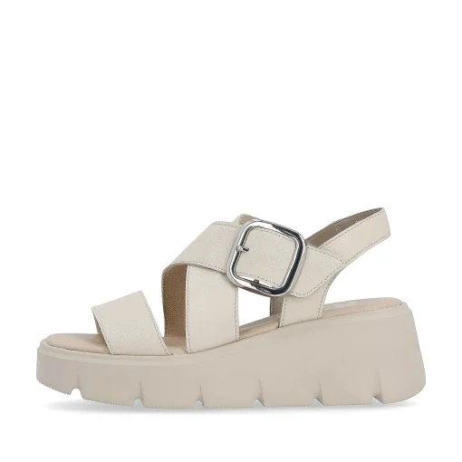 Rieker Kilesandaler Til Kvinder, Sandbeige