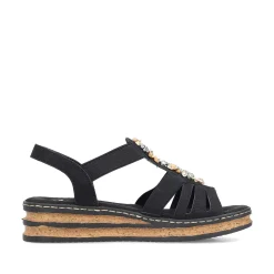 Rieker Kile-Sandaler Til Kvinder Midnatsort