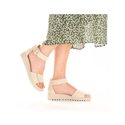 Rieker Kilesandaler Til Kvinder Lys Beige