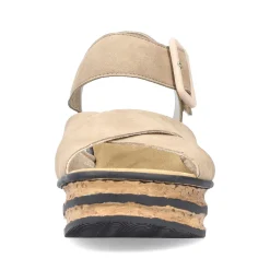 Rieker Kilesandaler Til Kvinder, Sandbeige
