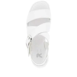 Rieker Kilesandaler Til Kvinder Antique White