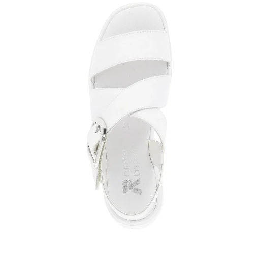 Rieker Kilesandaler Til Kvinder Antique White