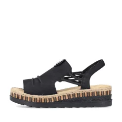 Rieker Kile-Sandaler Til Kvinder Midnatsort