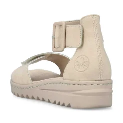 Rieker Kilesandaler Til Kvinder Lys Beige