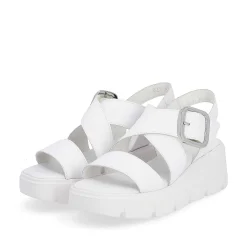 Rieker Kilesandaler Til Kvinder Antique White