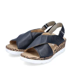 Rieker Kile-Sandaler Til Kvinder Marinebla