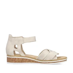 Rieker Kilesandaler Til Kvinder Lys Beige
