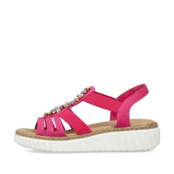Rieker Kilesandaler Til Kvinder Pink