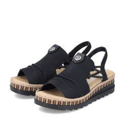 Rieker Kile-Sandaler Til Kvinder Midnatsort