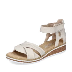 Rieker Kilesandaler Til Kvinder Lys Beige
