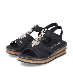 Rieker Kile-Sandaler Til Kvinder Midnatsort