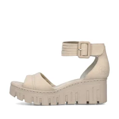 Rieker Kilesandaler Til Kvinder, Sandbeige