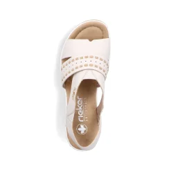 Rieker Kilesandaler Til Kvinder Lys Beige