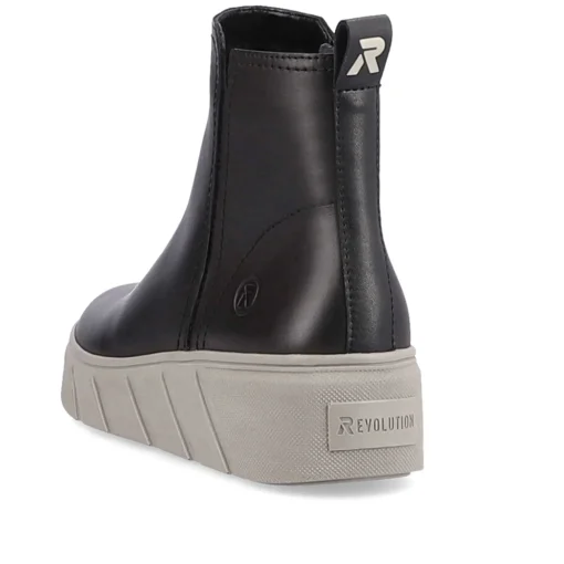 Rieker Korte DameStøvler Deep Black
