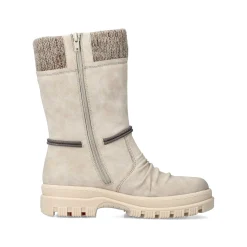 Rieker Korte DameStøvler Lys Beige