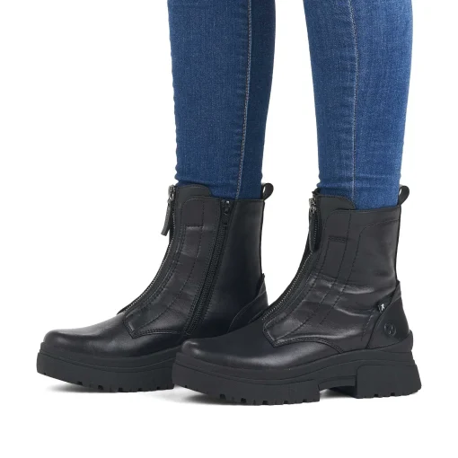 Rieker Korte DameStøvler Midnight Black