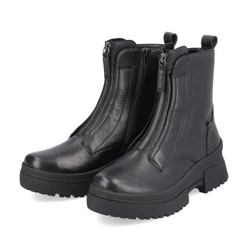 Rieker Korte DameStøvler Midnight Black