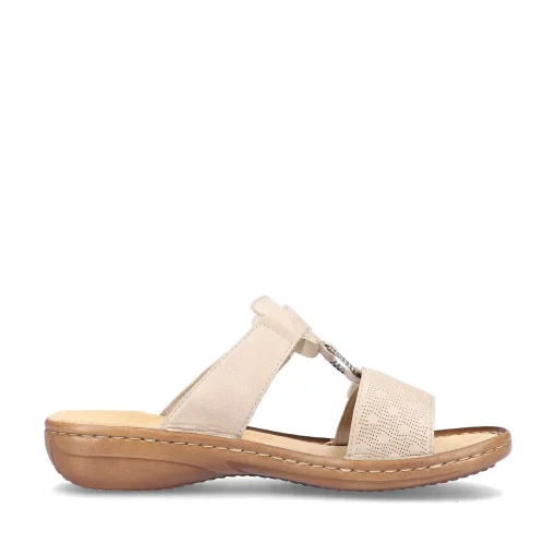 Rieker Kvinders Muldyr Clay Beige