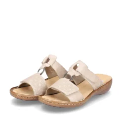 Rieker Kvinders Muldyr Clay Beige
