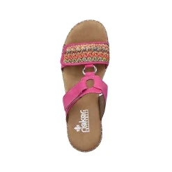 Rieker Kvinders Muldyr Flamingo Pink