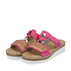 Rieker Kvinders Muldyr Flamingo Pink