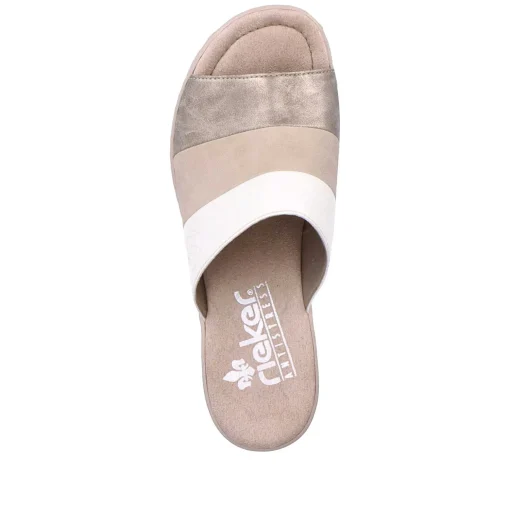 Rieker Kvinders Muldyr Lys Beige