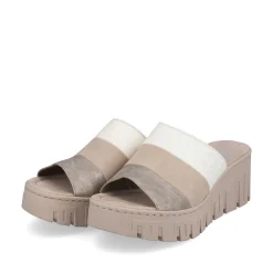 Rieker Kvinders Muldyr Lys Beige