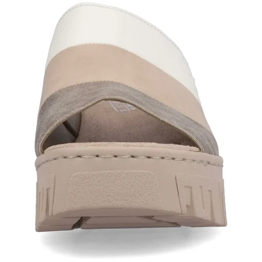 Rieker Kvinders Muldyr Lys Beige