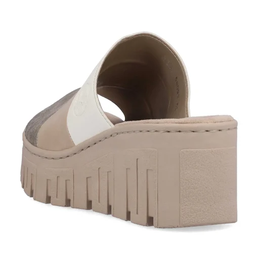 Rieker Kvinders Muldyr Lys Beige