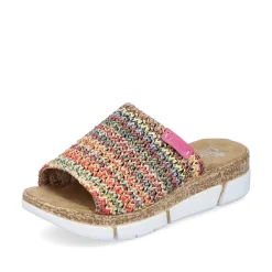 Rieker Kvinders Muldyr Multi-Lysebrune