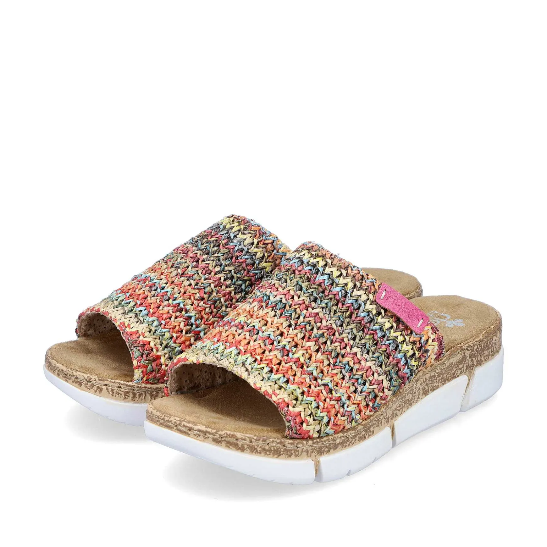 Rieker Kvinders Muldyr Multi-Lysebrune