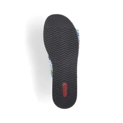 Rieker Kvinders Muldyr Multi-Sky Blue