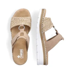 Rieker Kvinders Muldyr Sandbeige