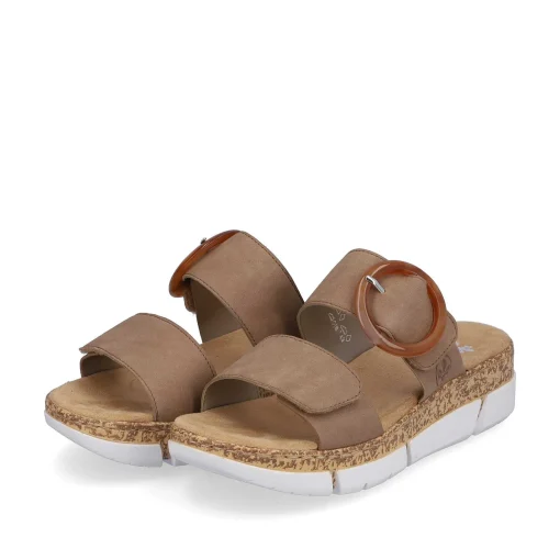 Rieker Kvinders Muldyr Sandbeige