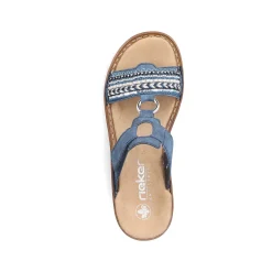 Rieker Kvinders Mule Denimbla